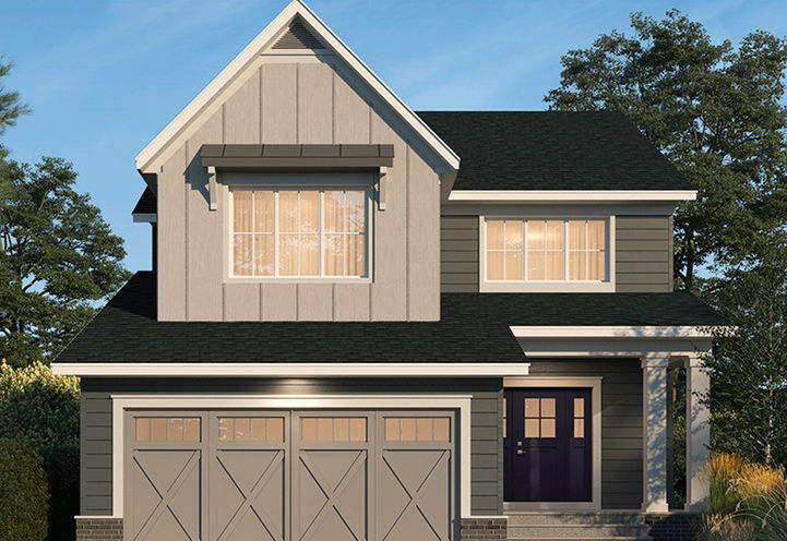 Wildflower Homes Calgary Exterior of Detached Home Lily Three