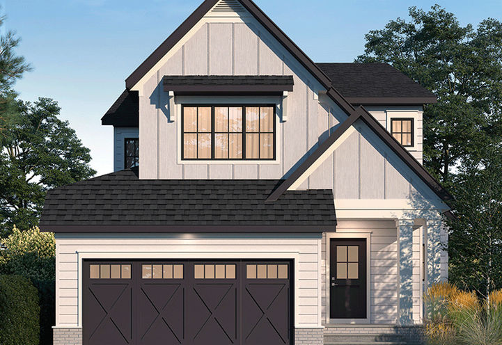 Wildflower Homes Calgary Exterior of Detached Home Lily Two