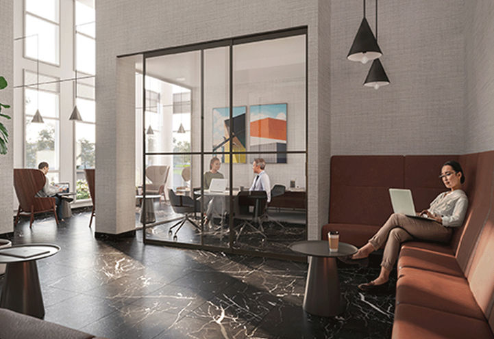 Wilmot Condos Co-Working Lounge with Wi-Fi Connectivity