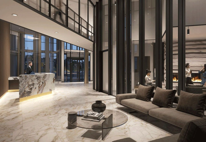 Wilmot Condos Lobby with Concierge