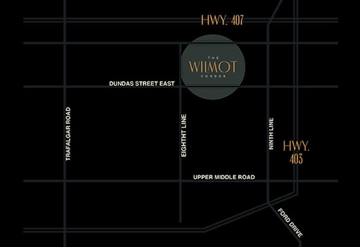 Wilmot Condos Project Logo Map Location