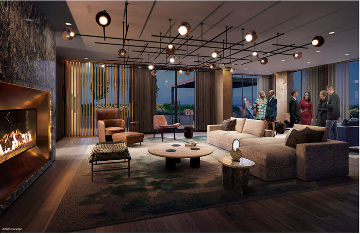 Party Lounge at Y&S Condos