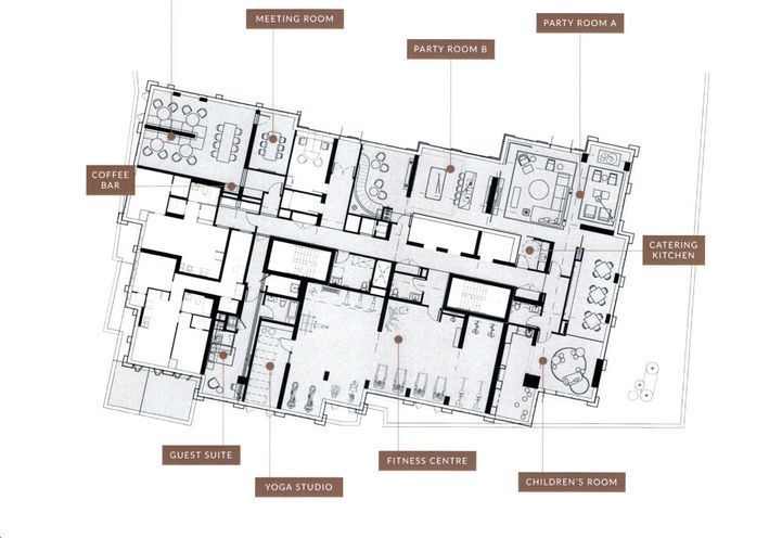 Y&S Condos Amenity Plan