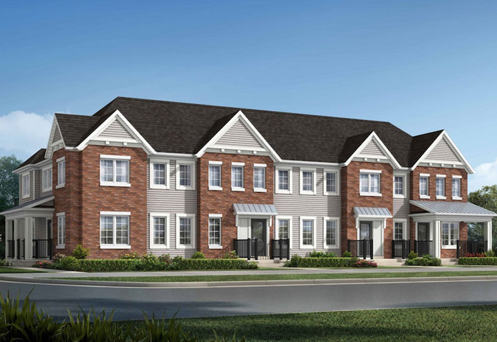 Yorkville Homes Calgary Exterior View of Townhome Units